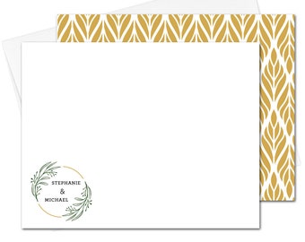 Wedding Personalized Stationery, Couples Personalized Stationary Set, Wedding Thank You, Personalized Notecards, Thank You Note Cards