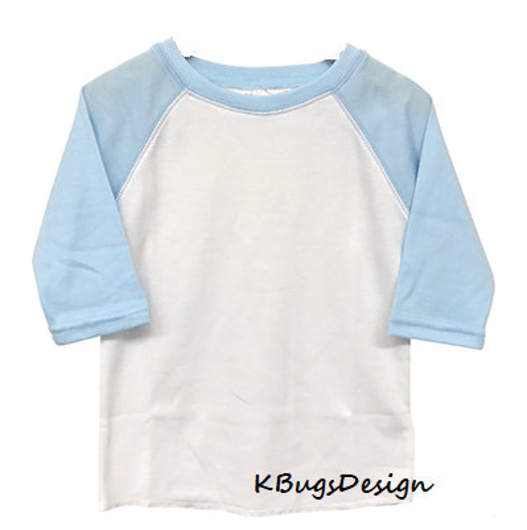 Baby Toddler Raglan Shirts, 65/35 Polyester/cotton Infant Raglan Shirts