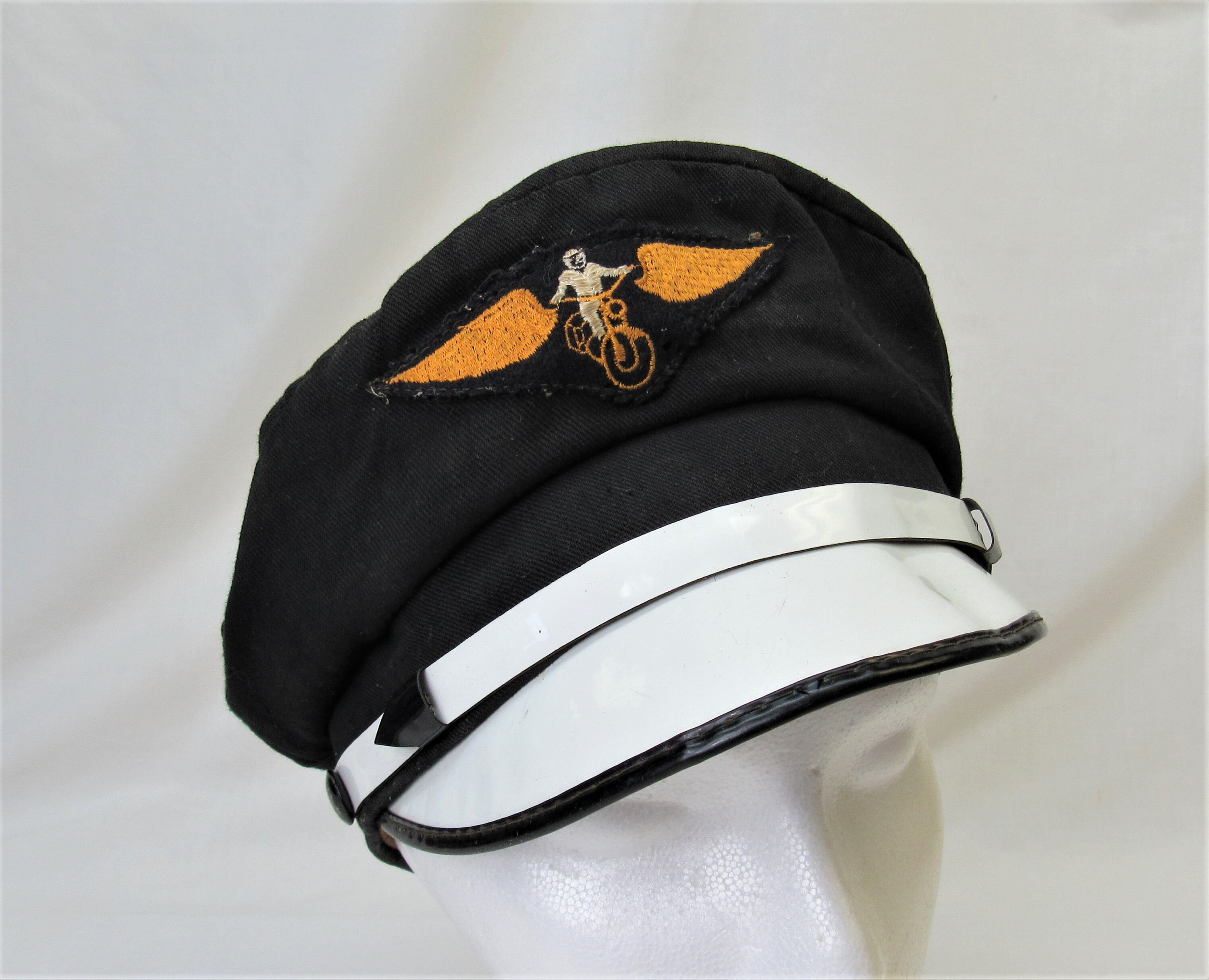 1950s Biker Cap Men's Rockabilly Hat 