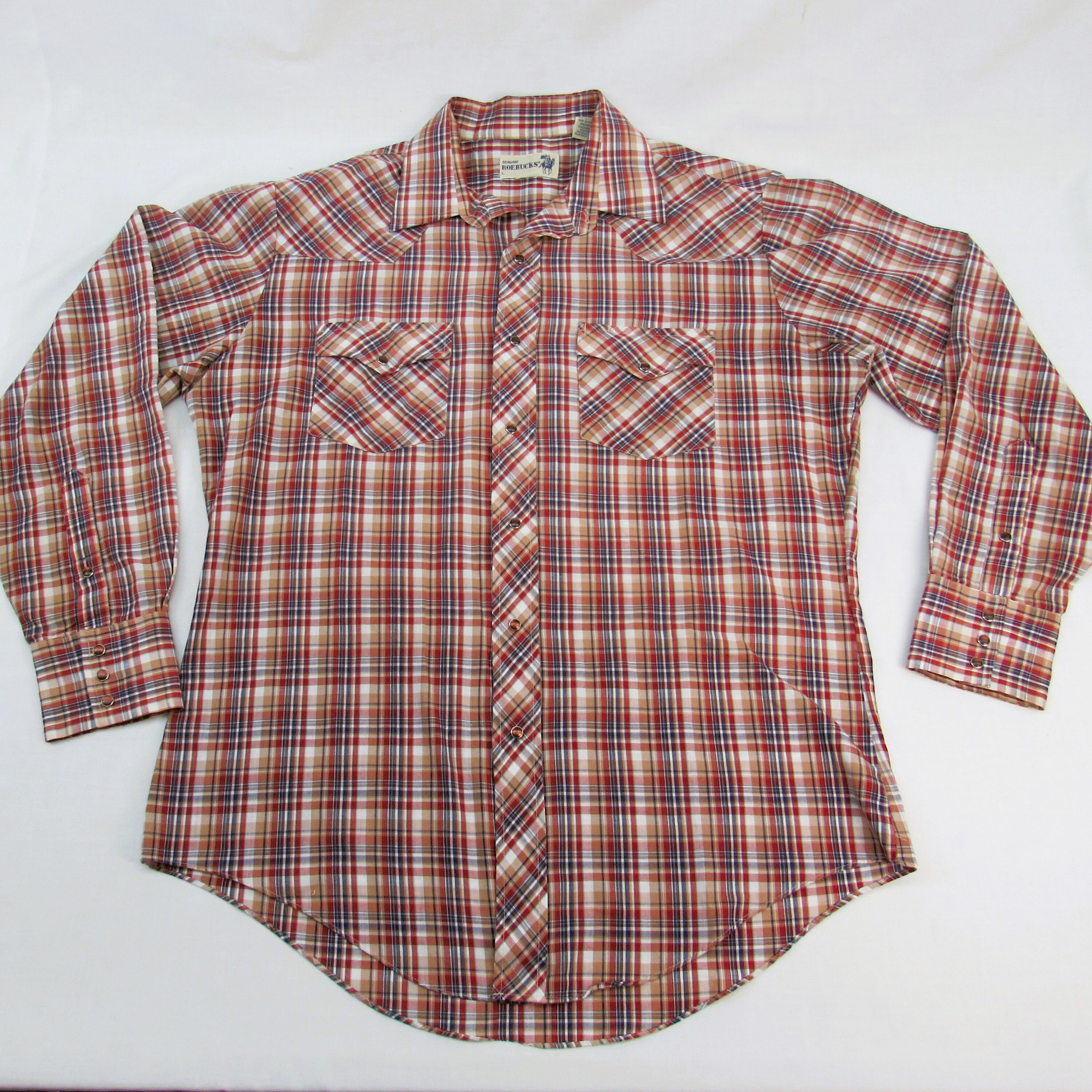 Brown Western Long Sleeve Shirt 42953 main image 0