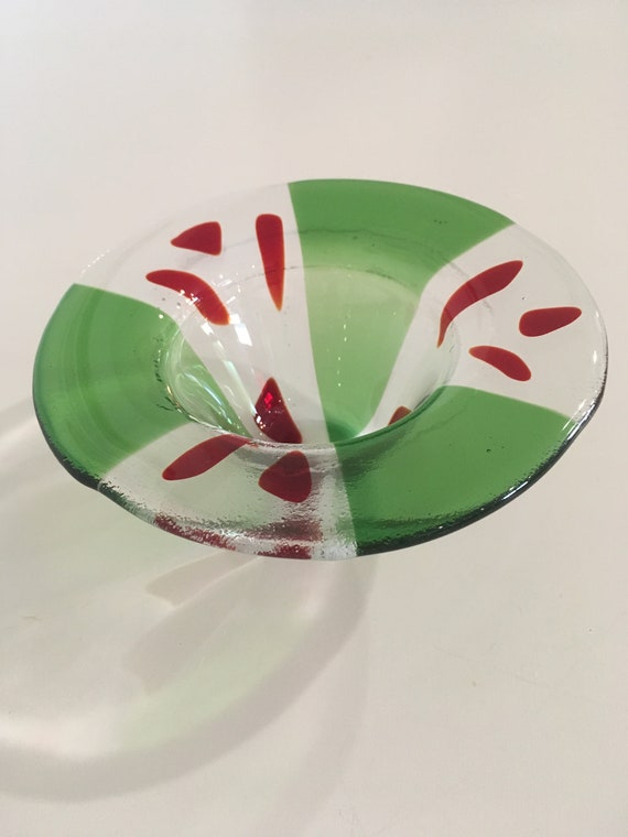 Fused Glass Vase Etsy