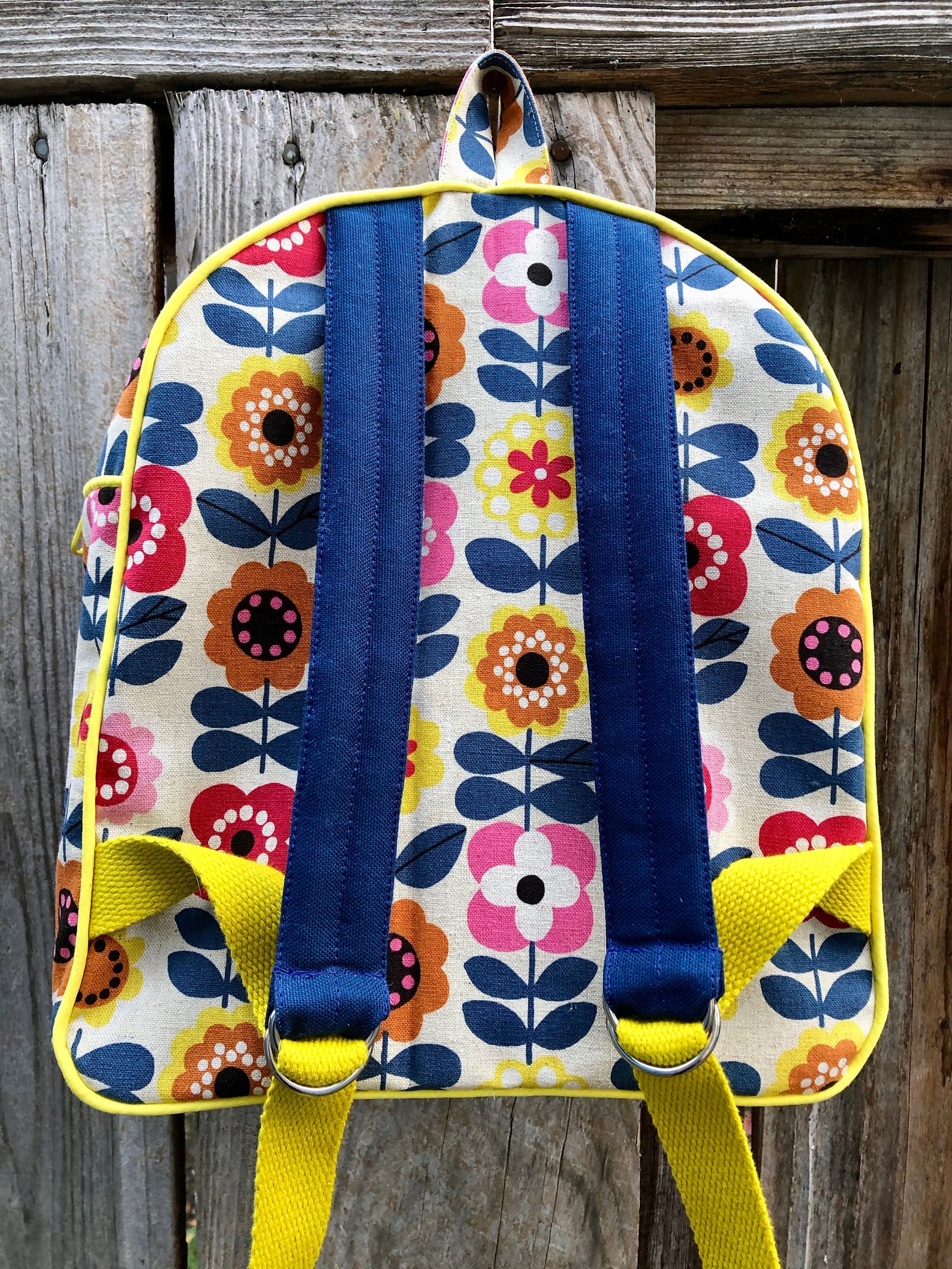 Preschool Backpack Toddler Backpack Floral Etsy