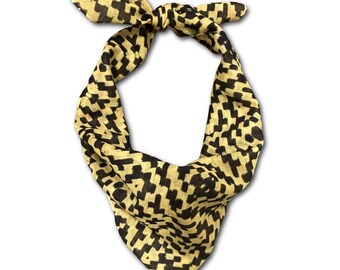 Tiger Swallowtail Butterfly Scarf | Wing Under a Microscope, Bandana, Hair Scarf