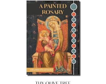 Catholic Rosary Book, Prayer Books, Catholic Book, Rosary Mysteries, Catholic Gifts, Traditional Catholic Art, A Painted Rosary