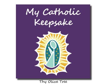 Catholic Baby Memory Book, Catholic Baby Gift | Our Lady of Guadalupe Paperback