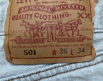 levis 501 36x34