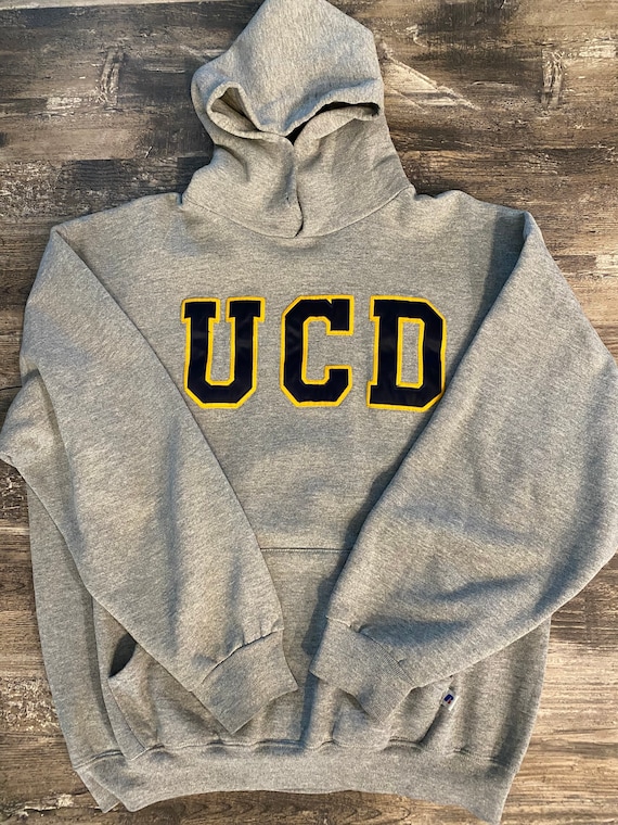 Vtg Russell Athletic UCD Aggie Pullover Hoodie Swe