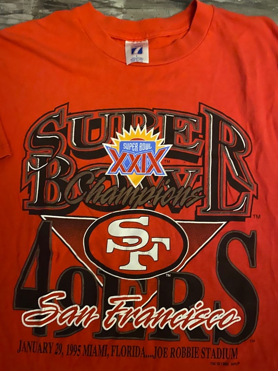 Vtg Logo 7 1995 Super Bowl Xxix Champions San Francisco Nfl Etsy