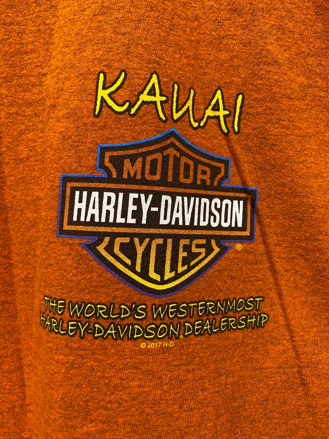 Kauai Harley Davidson The Worlds Western Most Dealership Size Etsy