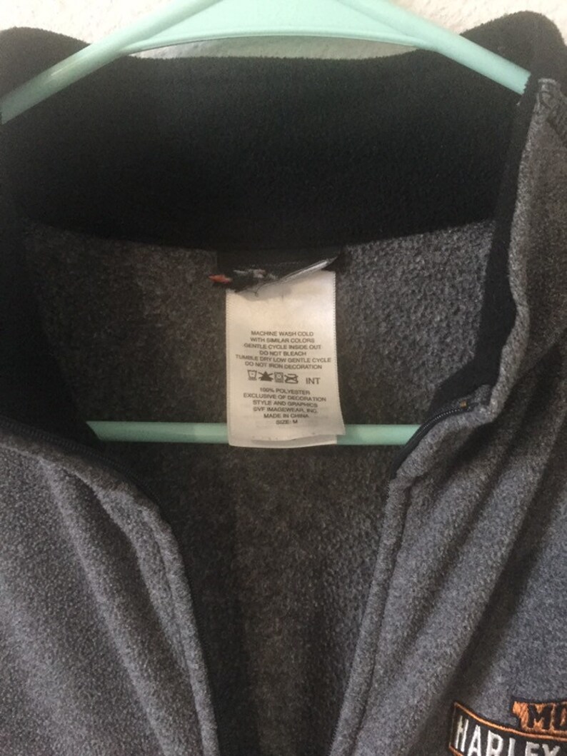 Free shipping USA only. Harley Davidson Women/'s Polar Fleece Zip Up Jacket Size M