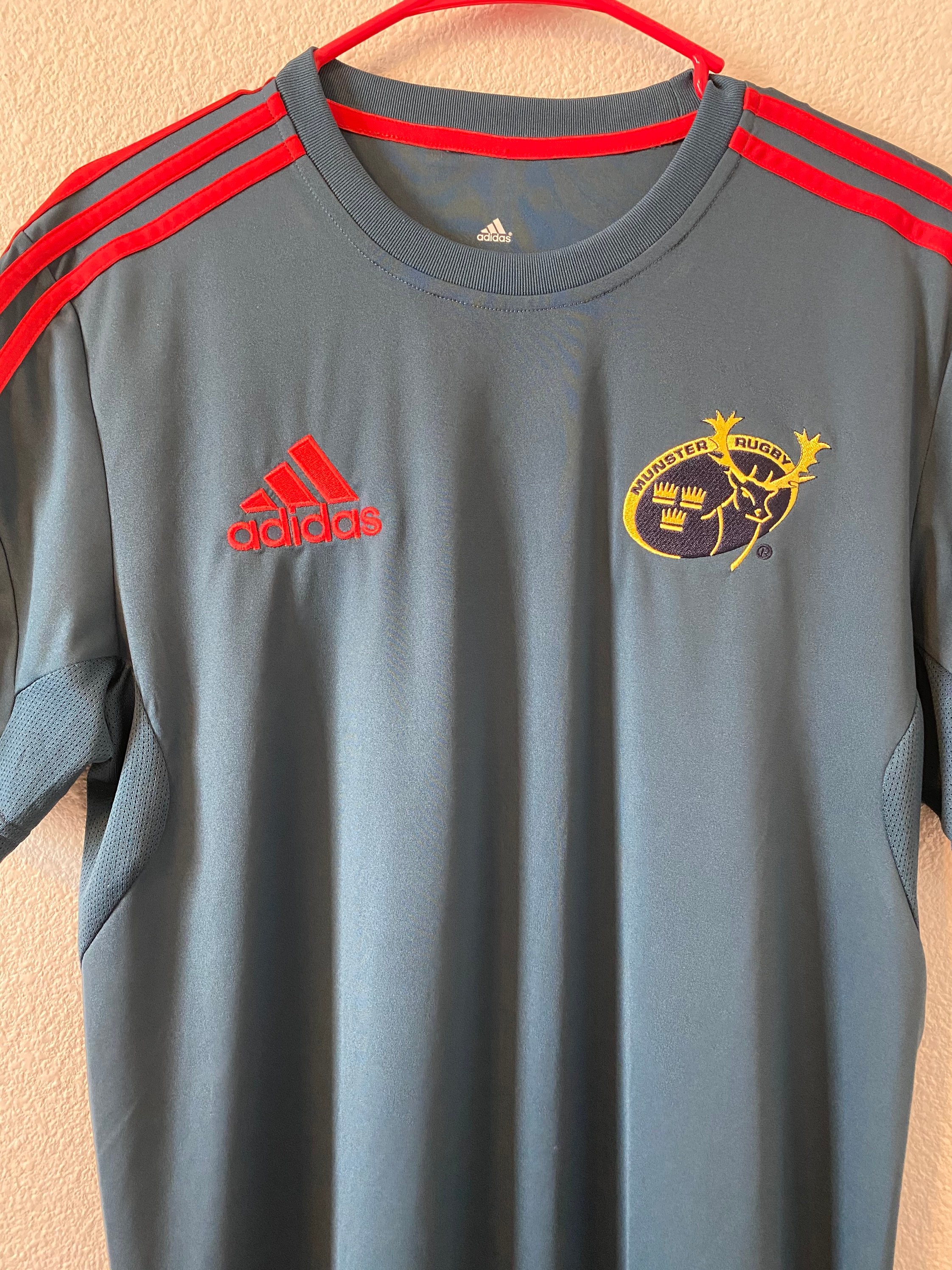 Buy Adidas Clima Cool Munster Rugby Team Jersey Size Medium
