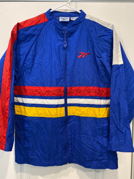 Propio robo años Vintage 80's Reebok Windbreaker Jacket Full Zip Sz M. - Etsy España