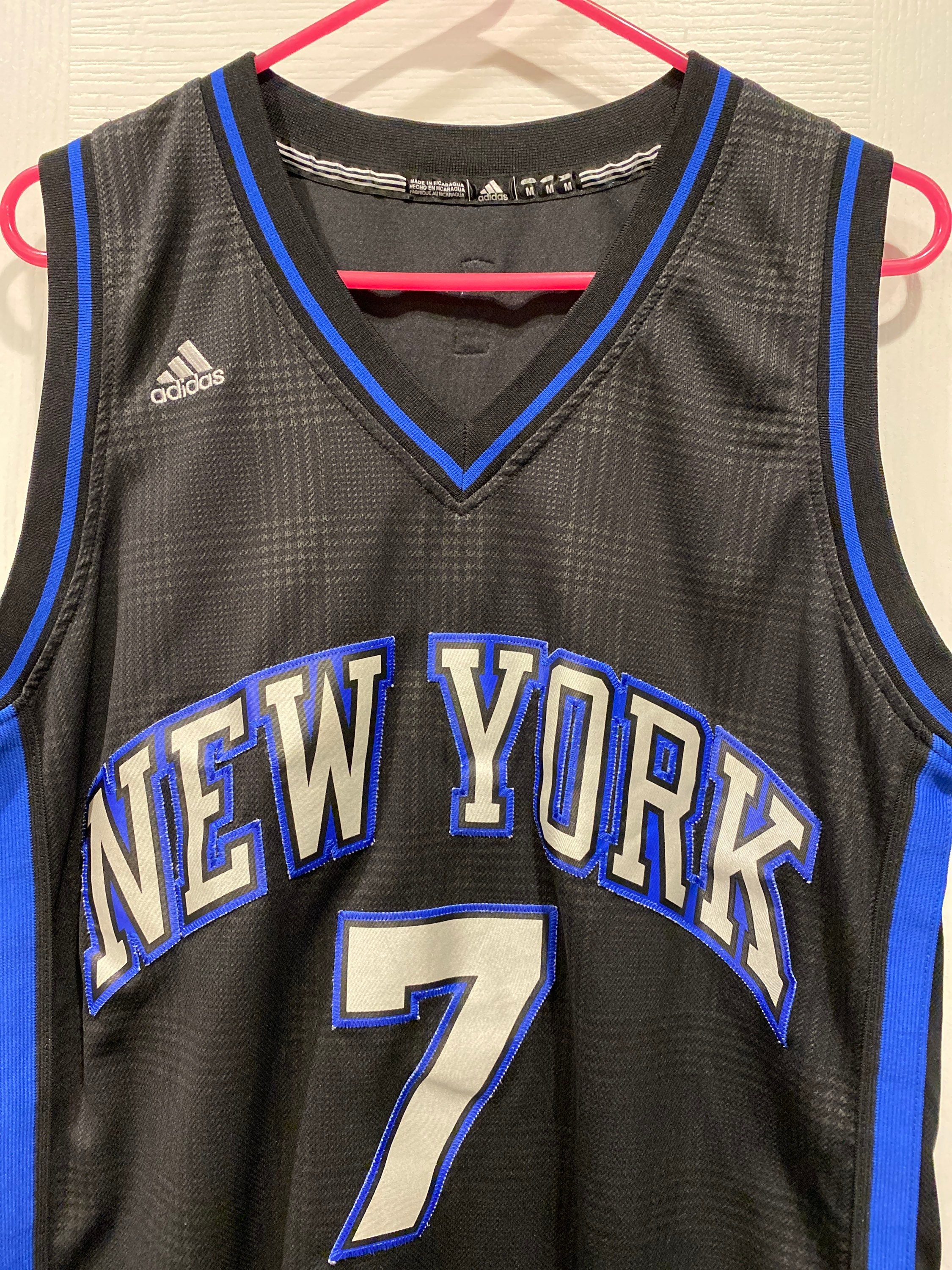 Adidas Denver Nuggets Carmelo Anthony Basketball Jersey Blue XXL