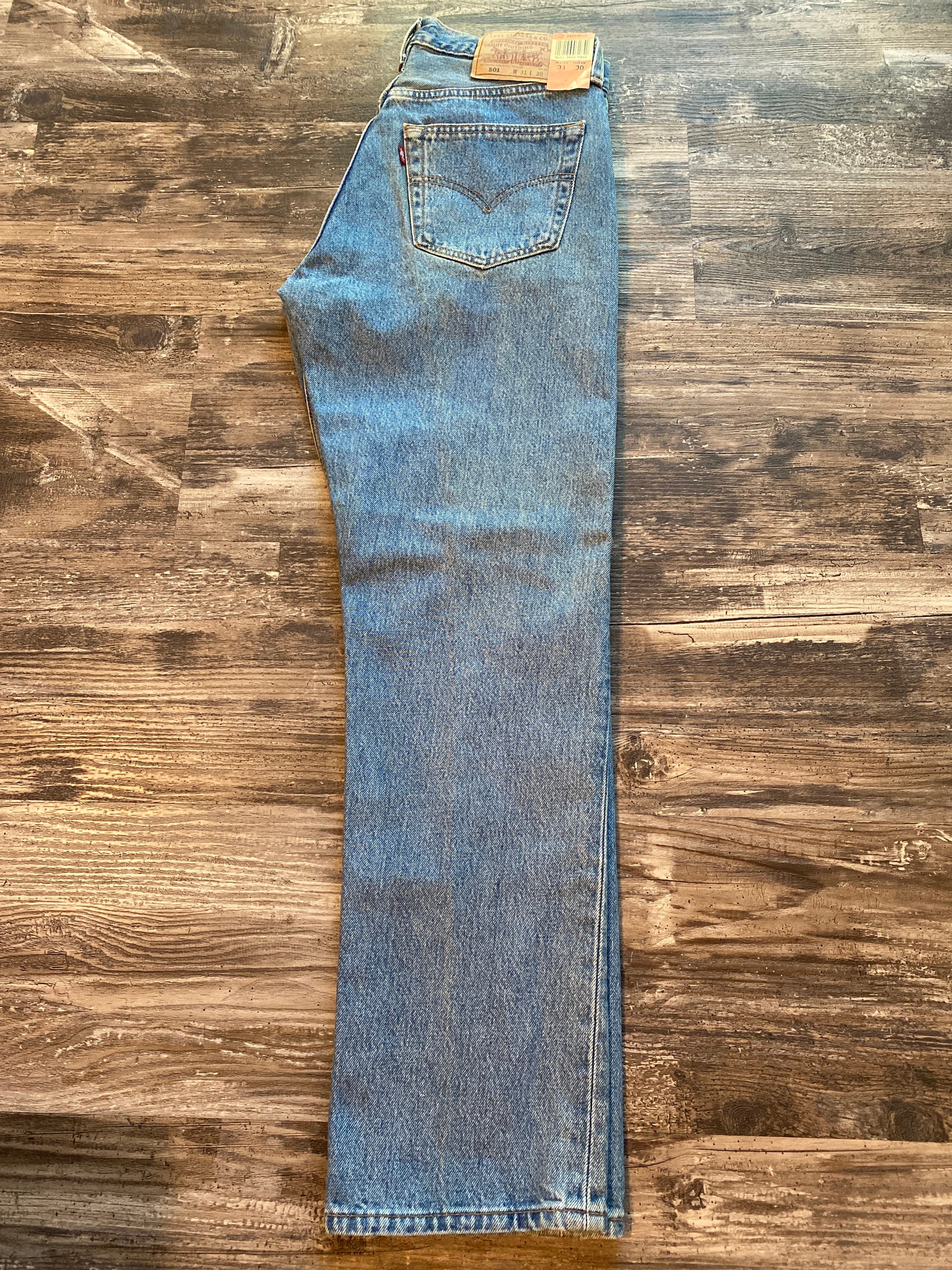 Vintage Levis 6501-0193 90s NWT Pre Shrunk Denim Jeans for - Etsy