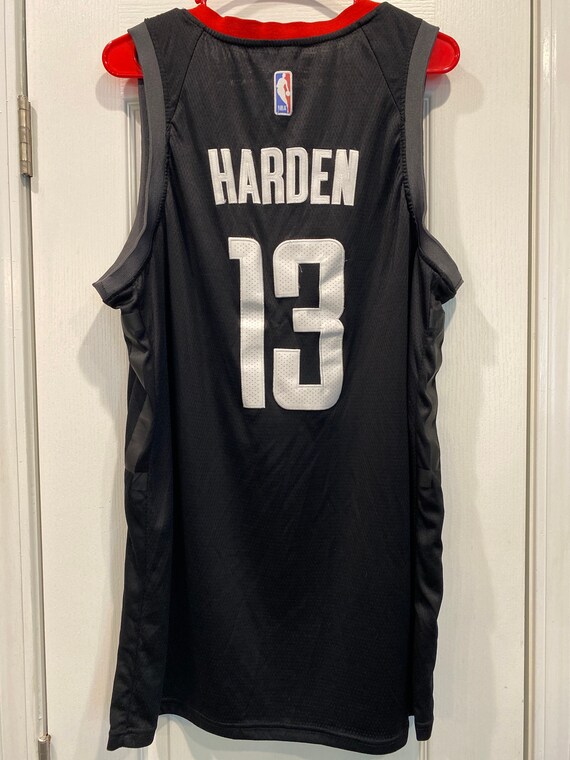 Nike James Harden Houston Rockets Black Jersey Youth Sz Medium