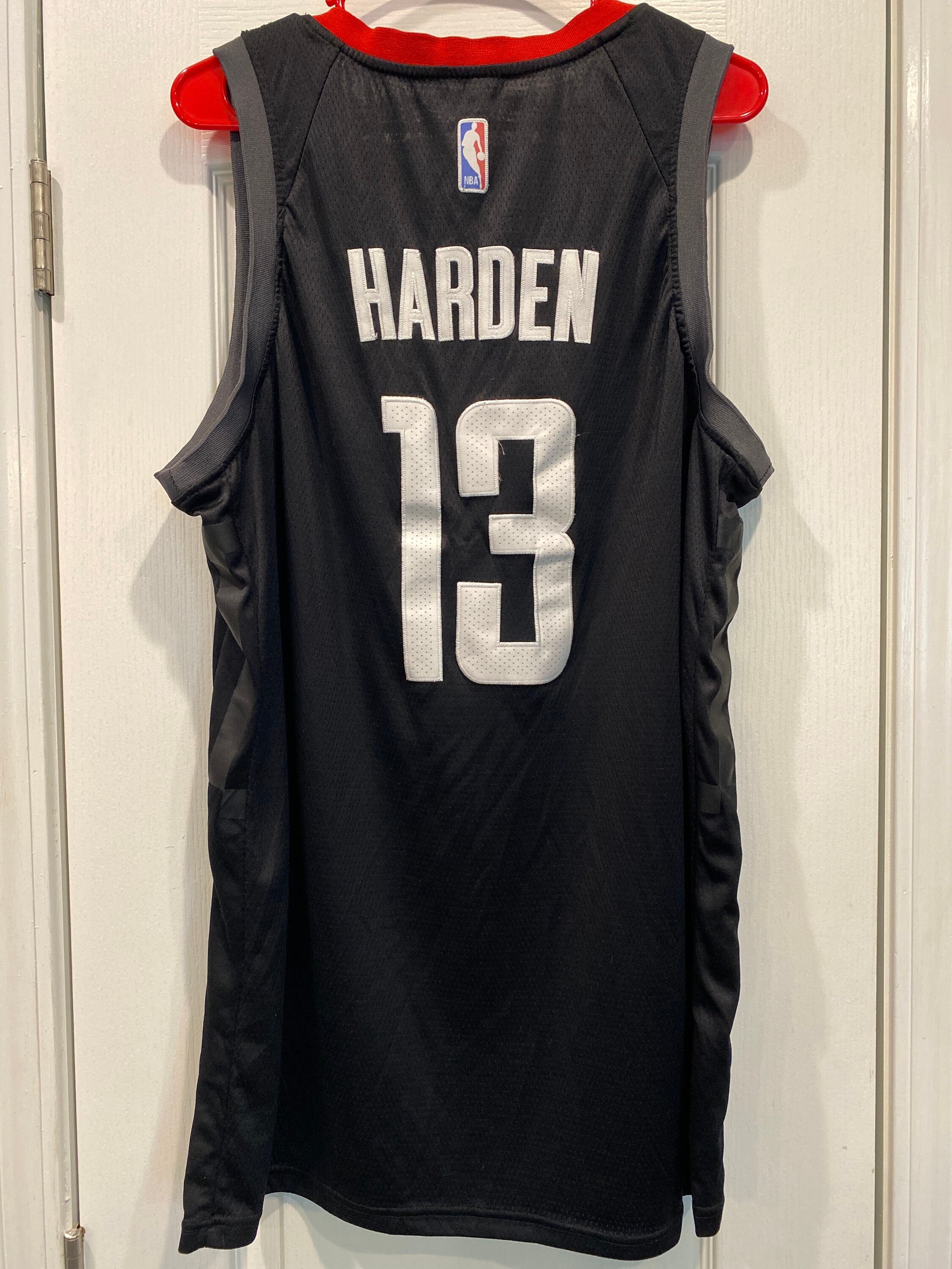 Houston Rockets James Harden #13 Adidas NBA Youth Red Jersey Size XL EUC