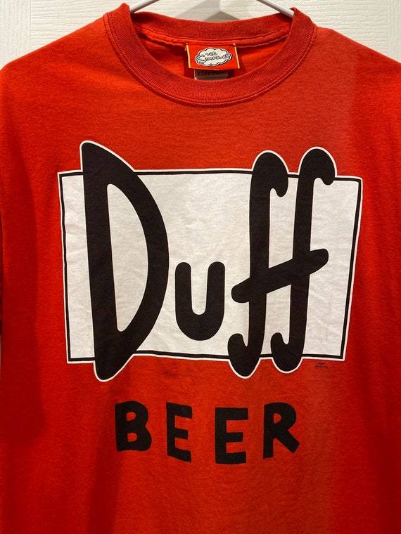 Vtg. The Simpsons Duff Beer T-Shirt Sz M 20th Cen… - image 2