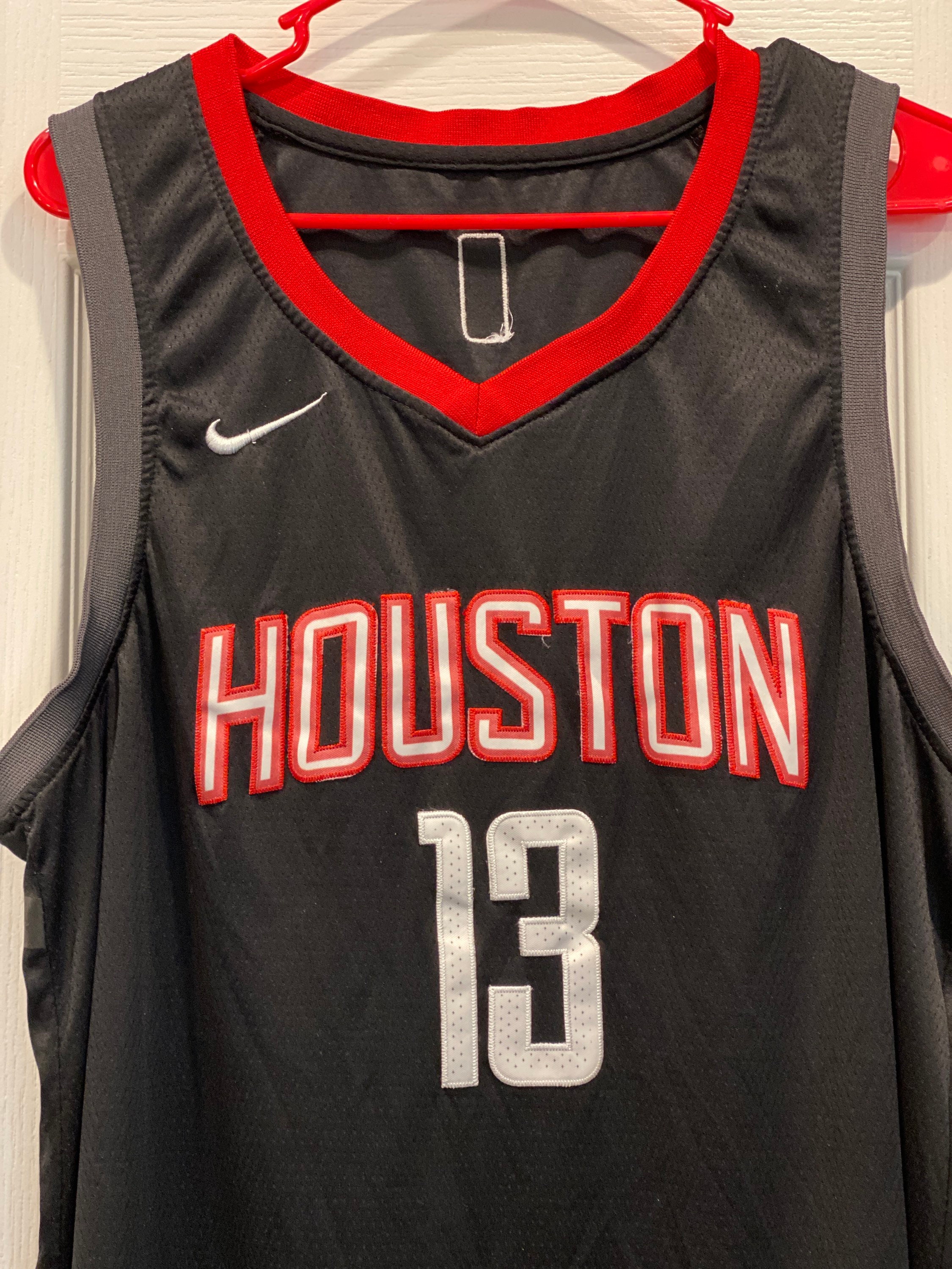 New Nike James Harden Houston Rockets City Edition Swingman Jersey sz 2XL  XXL 56