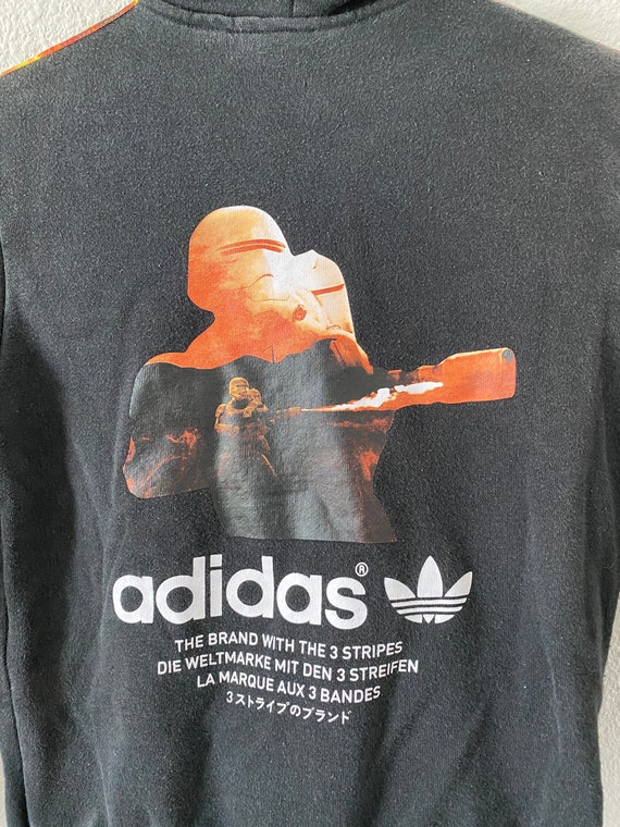 Vtg Adidas Trefoil Star Wars Sand Trooper Full Zip Hoodie Jacket