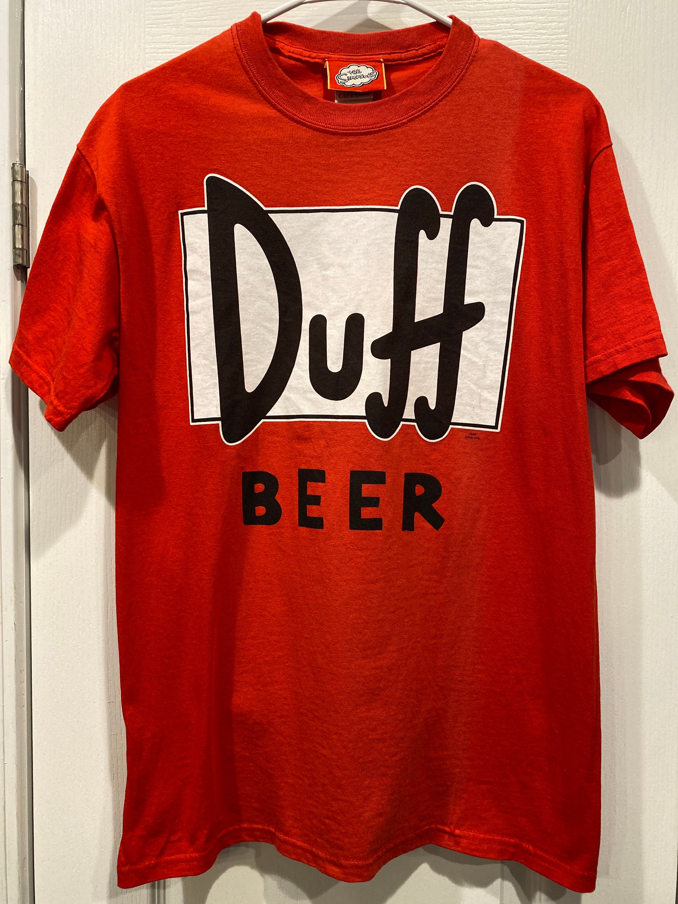 Vtg. the Simpsons Duff Beer T-shirt Sz M 20th Century Fox Film - Etsy