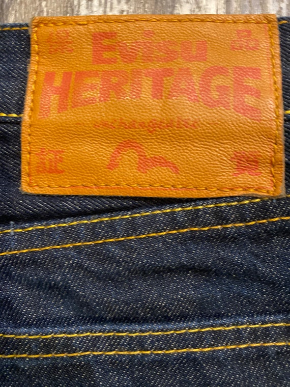 Evisu Heritage Unchangeable Painted Jeans Selvedge