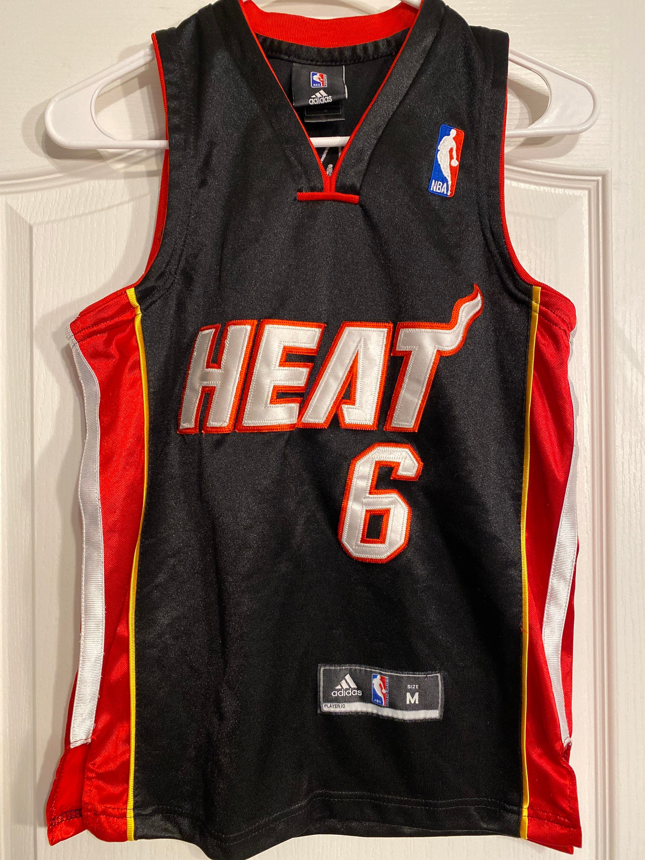 Adidas Lebron James Limited Edition Miami Heat Jersey Youth Medium NBA