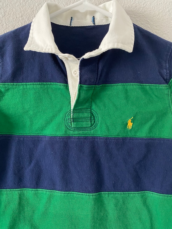 Vintage Ralph Lauren Polo Bundle Youth Sz 7 Rugby and Polo Shirt. Free  Shipping USA. 