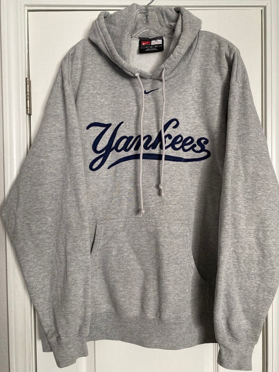 Vtg Nike Center Mini Swoosh Pullover Hoodie New Yo