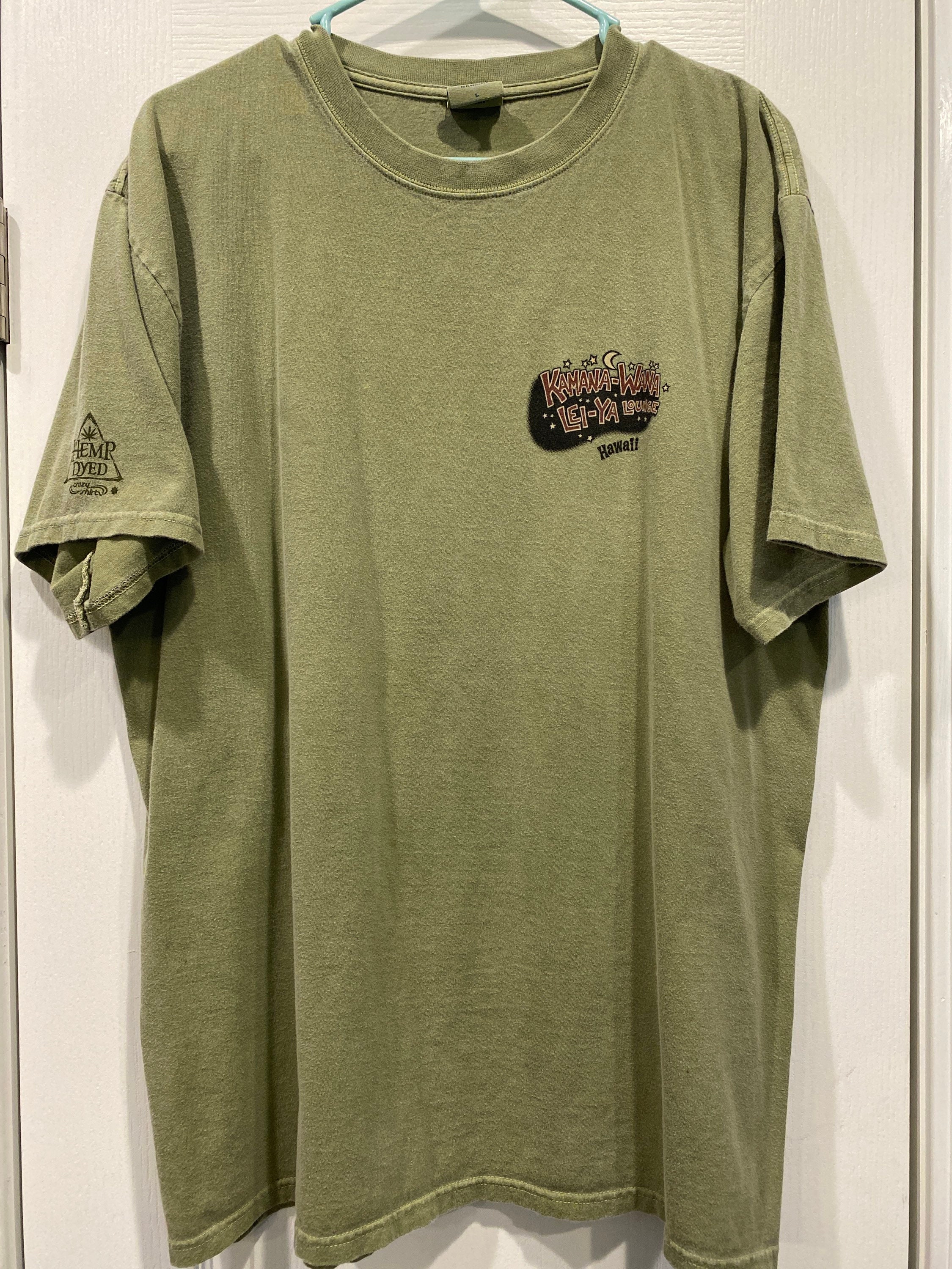 Kamana Wana Lei Ya Lounge Hawaii Crazy Shirts Hemp Dyed - Etsy Israel