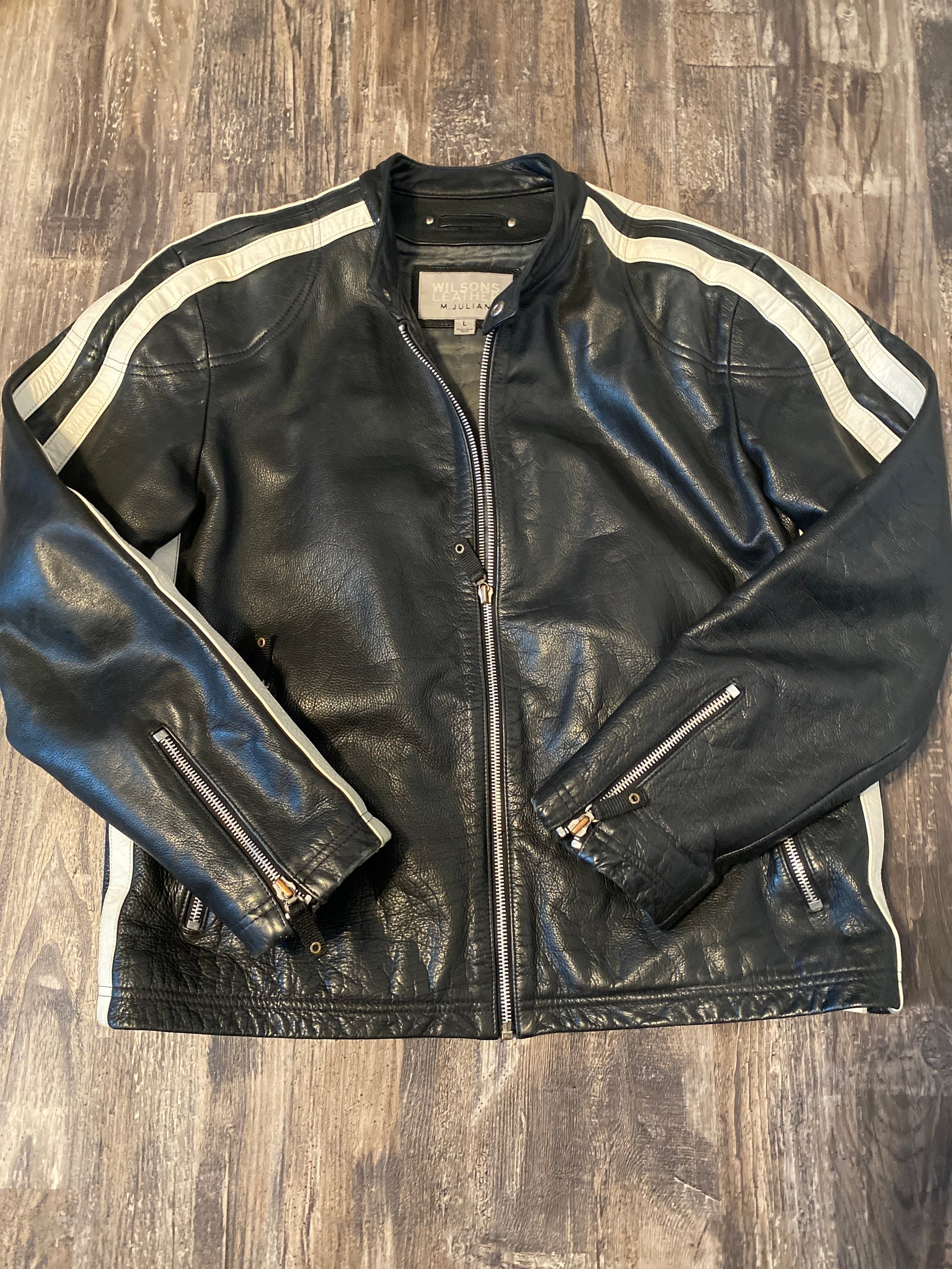 Wilson leather レザージャケット L - レザージャケット