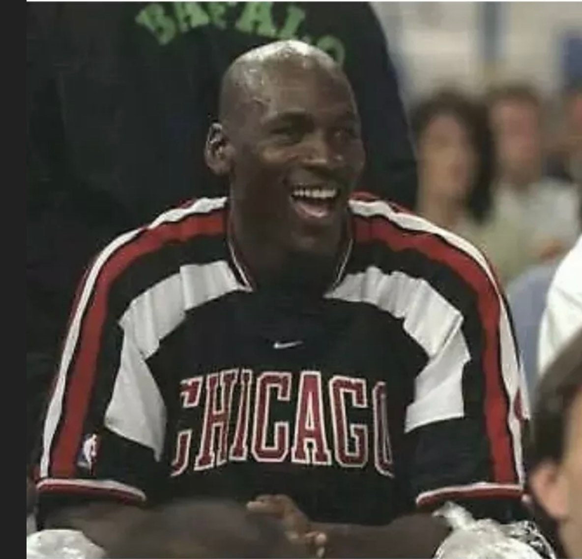 Rare Vintage Nike Chicago Bulls Jordan Shooting/warm up Shirt 97