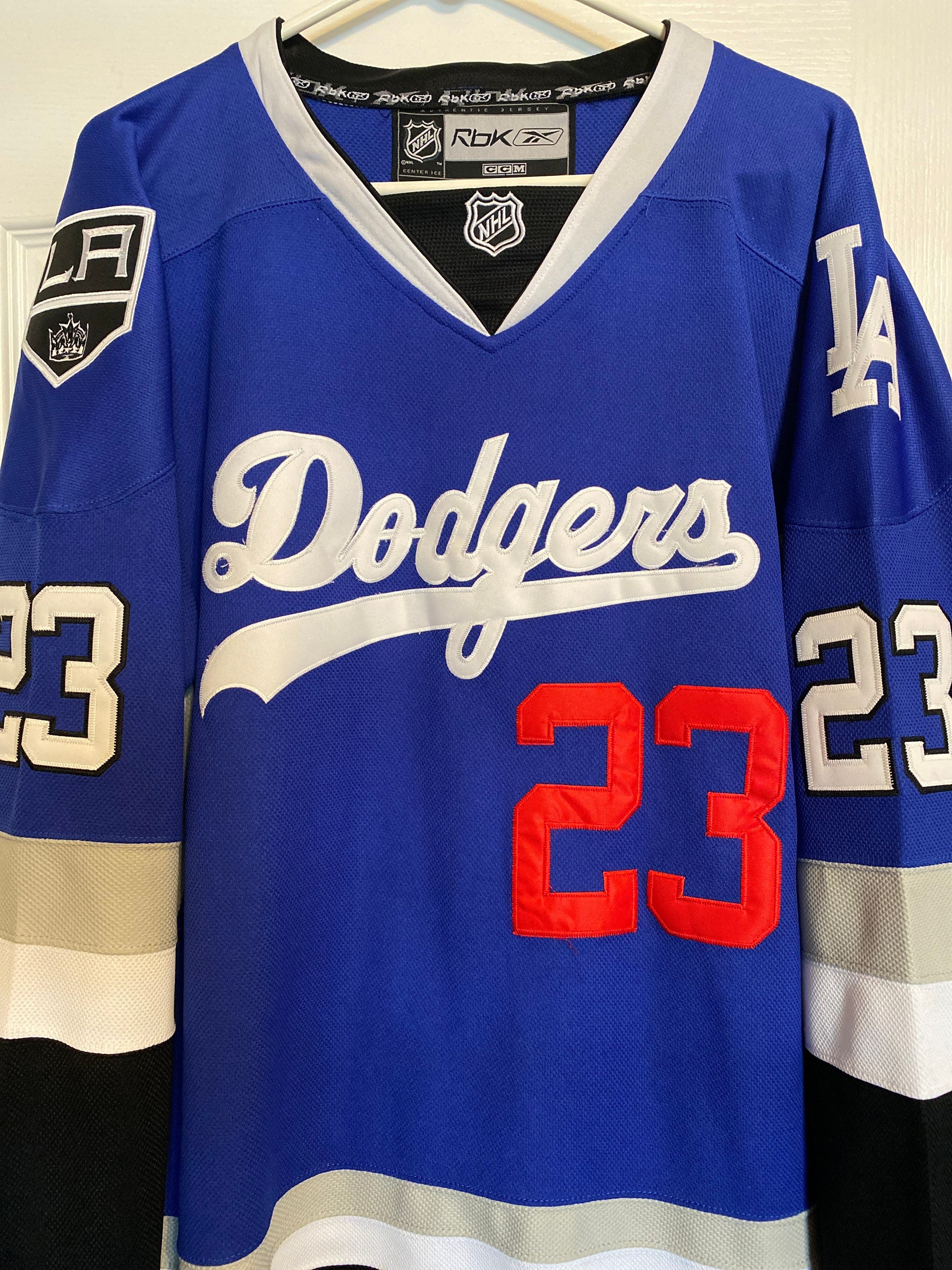 dodgers hockey sweater