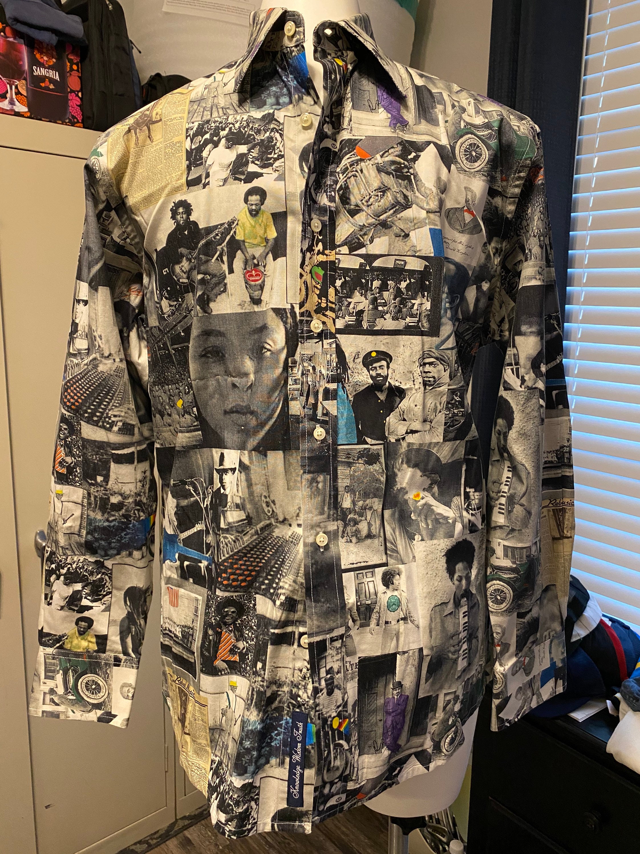 Robert Graham Shirt BLACK HISTORY Rebel 
