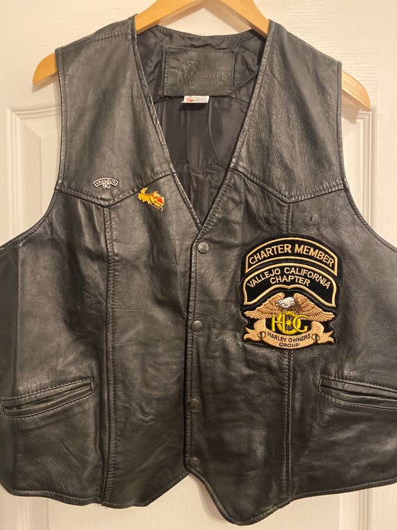 Vintage Harley Davidson Mens Leather 