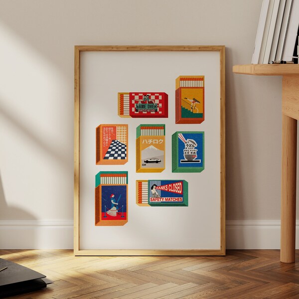 Matchbox Art Etsy