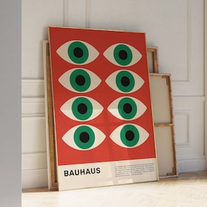 Poster Bauhaus, Tendenze del momento, Arredamento massimalista, Arredamento per camerette Coquette, Arte murale extra large, Arte murale funky, Poster di mostre, Poster fantastici