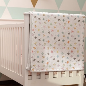 Anime Nursery Decor, Unique Baby Shower Gift for Gamer, Nerdy Retro Gamer Evolution Throw Blanket, Video Game Nursery