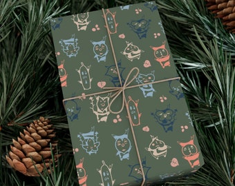Korok Wrapping Paper, Legend of Zelda Holiday Gift Wrap Roll or sheet, Unique Video Game Birthday Gift, Link Bday Paper, Gamer Theme
