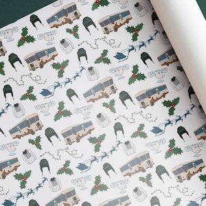 Christmas Vacation Funny Wrapping Paper, 80s nostalgia, 1980's christmas movie, Funny Wrapping Paper, Clark Griswold Gift Wrap, Cousin Eddie