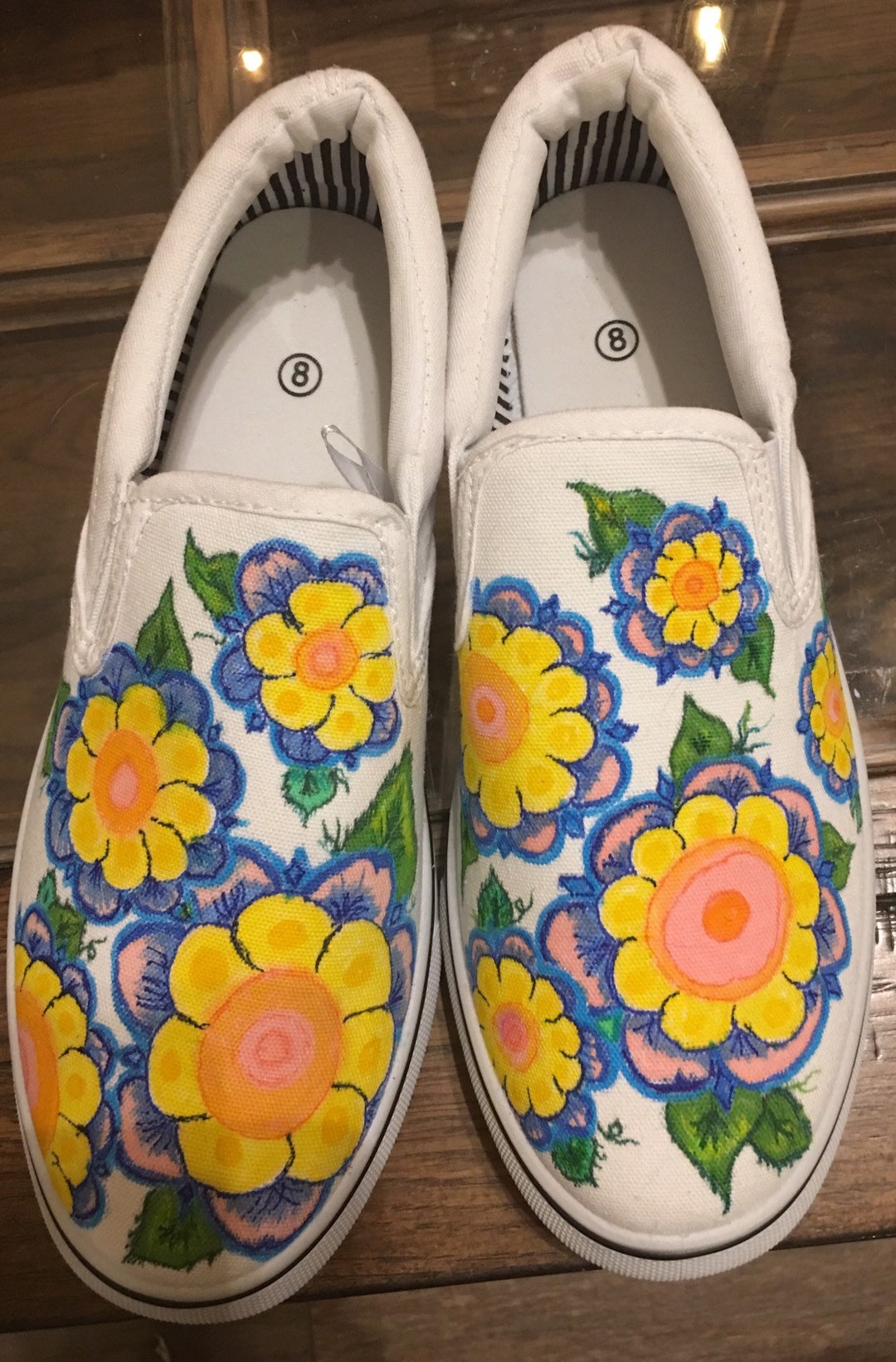 Ink Era Vans Uv Color Changing Flowers Vans Shoes That Turn Into - Main Image