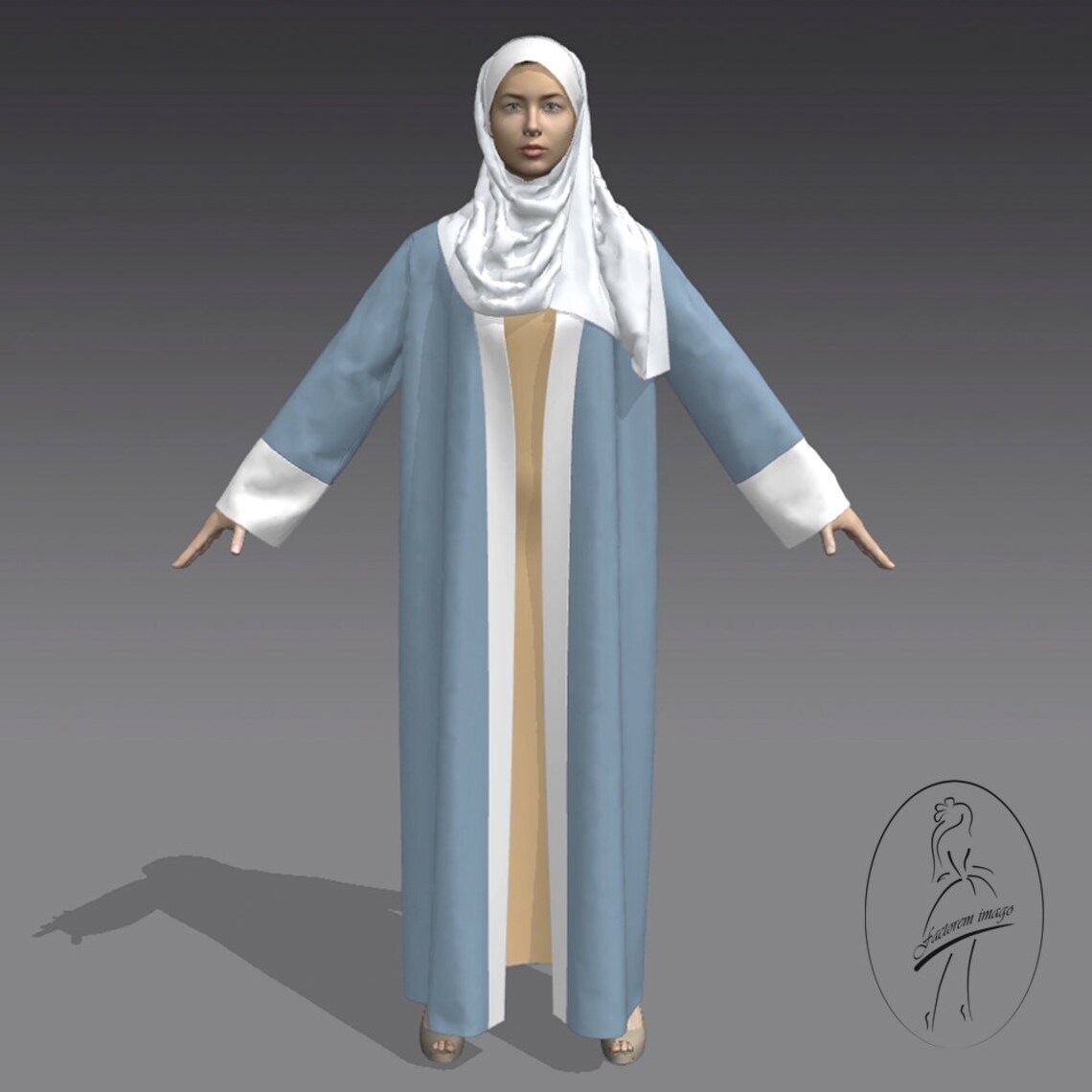 PDF Abaya Sewing Pattern Size XS S M Etsy Australia