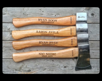 Custom Engraved Axe, Personalized Hatchet, Custom Hunting Ax, Outdoors Man Gift, Groomsmen Gift, Fathers Day Gift, Best Man Gift, Hatchet