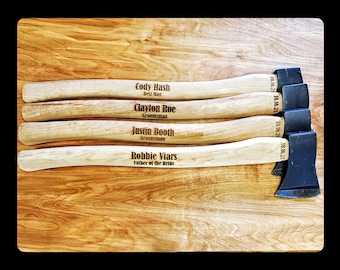Custom Engraved Axe, Personalized Hatchet, Custom Hunting Ax, Outdoors Man Gift, Groomsmen Gift, Fathers Day Gift, Best Man Gift, Hatchet