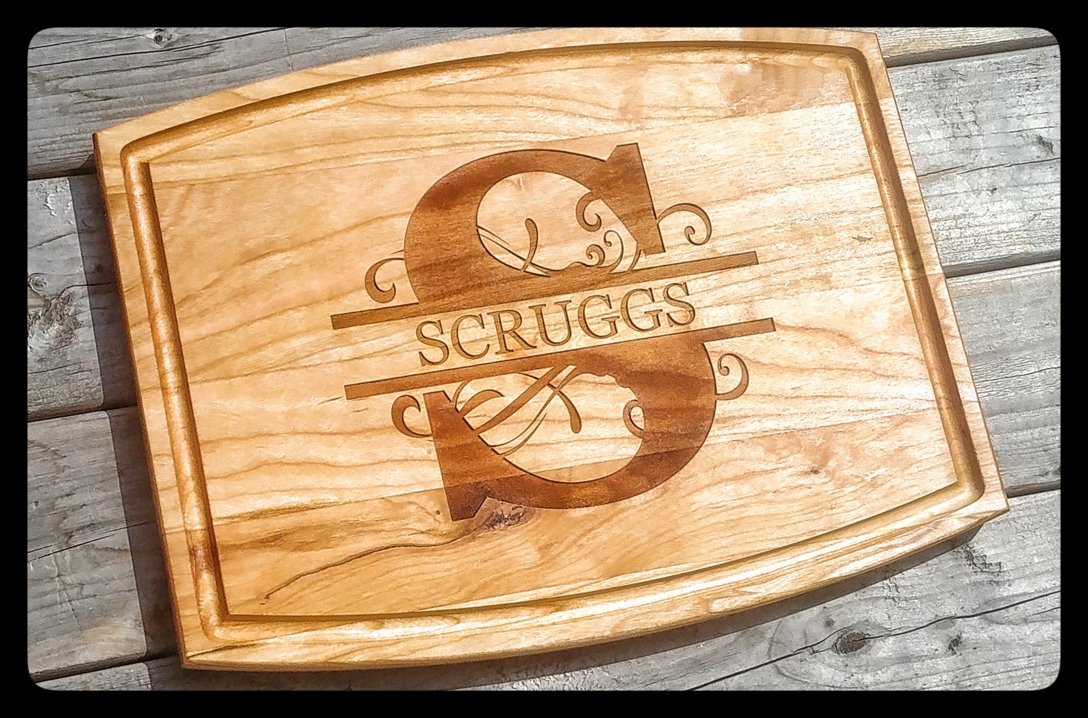 Cutting board personalized board custom cutting board wood Etsy