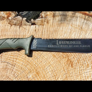 Custom Engraved Machete, Personalized Machete, Custom Engraved Knives, Outdoors Man Gift, Groomsmen Gift, Fathers Day Gift, Best Man Gift