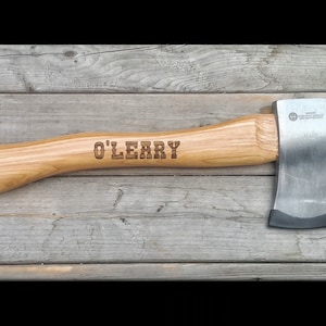 Custom Engraved Axe, Personalized Hatchet, Custom Hunting Ax, Outdoors Man Gift, Groomsmen Gift, Fathers Day Gift, Best Man Gift, Hatchet