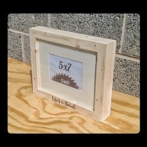 Rustic Beach Frame, Rustic Beach Decor, Beach Box Frame, Personalized Frames, Wedding Gift Frame, Engraved Wood GIfts, Engraved Box Frame,