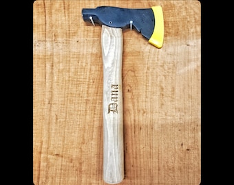 Custom Engraved Axe, Personalized Hatchet, Custom Hunting Ax, Outdoors Man Gift, Groomsmen Gift, Fathers Day Gift, Best Man Gift, Hatchet