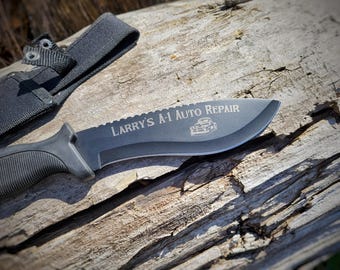 Custom Engraved Machete, Personalized Blade, Rust Resistant Outdoor Tool