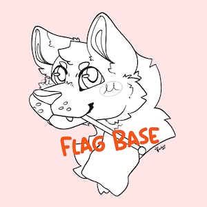 Pride Flag Base, Furry Base, Canine Base